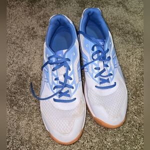ASICS Upcourt blue and white sneakers. Women's 9.5
